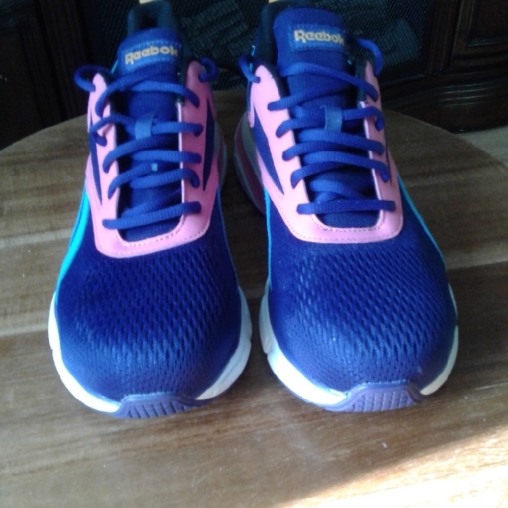 Reebok Women's Blue and Pink Athletic Shoes
